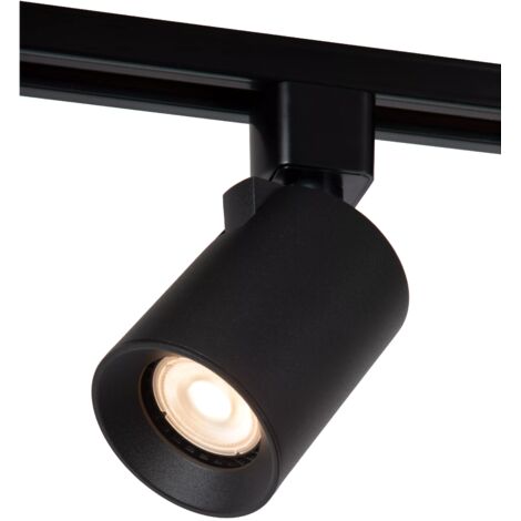 Spot tube sur rail orientable noir GU10 5W Track Lucide