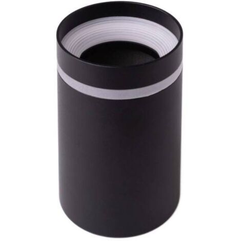 Spot tubolare da soffitto nero tondo GU10 35W Ecolight