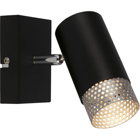 Spot Vintage Plek Metallo Cromo Opaco 1 Luce Gu10
