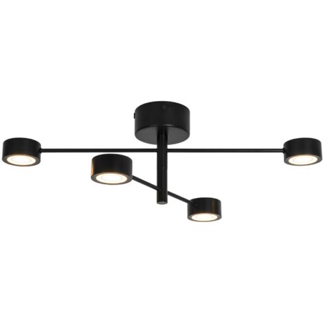 Spoterie CLYDE Flex 4-Rail Métal Noir, H.22 - IP20 - LED Module /Nordlux Intérieur