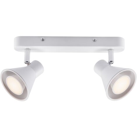 Spoterie EIK 2-Spot Métal Blanc, H.15 - IP20 - GU10 /Nordlux Intérieur