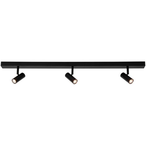 Spoterie OMARI 3-Spot Métal Noir, H.12 - IP20 - LED Module /Nordlux Intérieur