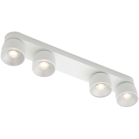 Spoterie PITCHER  4- Spot Métal Blanc, H.11.6 - IP20 - GU10 /Nordlux Intérieur