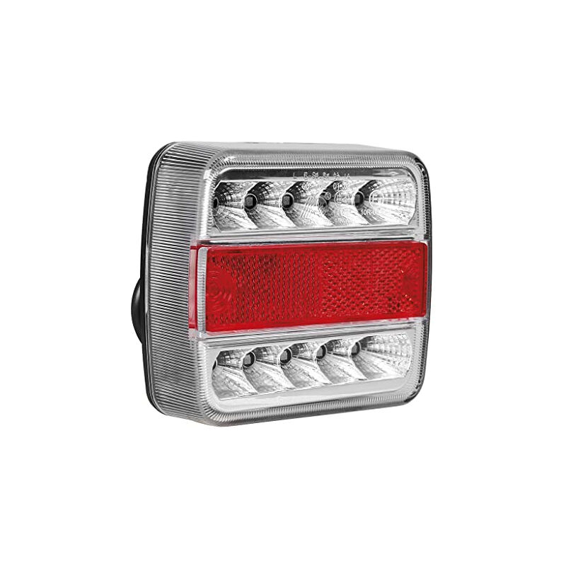 Spot-light - spotlight - feux arrière 10 led 4 fonctions clignotant, veilleuse, stop, éclaireur de plaque - pré-câblage de 20CM - norme cem