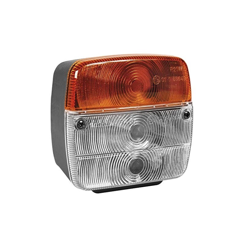 Spot-light - spotlight - feux avant 2 fonctions feu de position et clignotant - ampoules incluses - a fixer - dimensions : 108 x 103 x 52MM