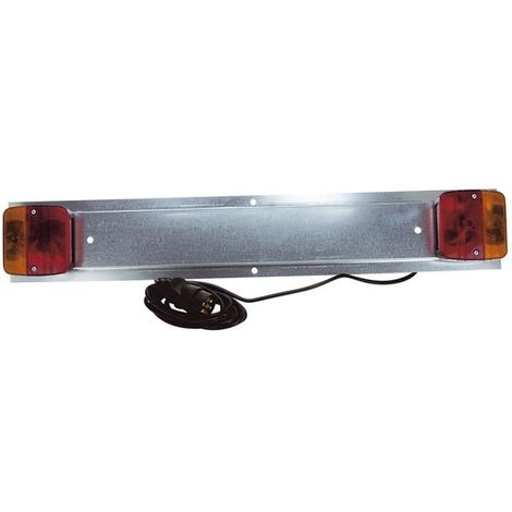 SPOTLIGHT KIT DE SIGNALISATION - PLAQUE DE SIGNALISATION POUR PORTE VÉLO ACIER GALVANISÉ 750MM - LONGUEUR ALIMENTATION : 3,15M -