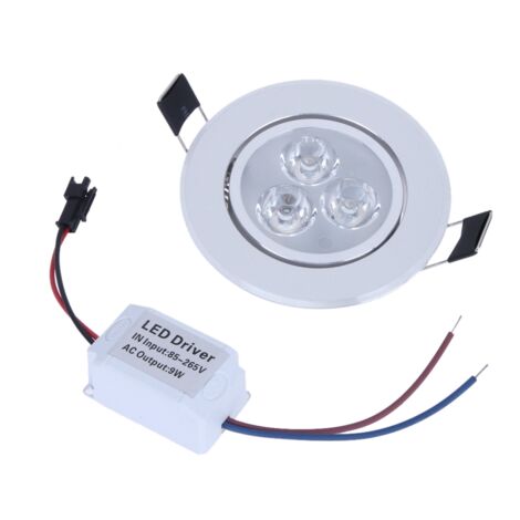 Spotlight LED Encastré 9W Dimmable pour Vitrines Bijoux Hôtels