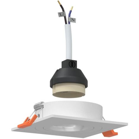 Spotlights 12 pcs Blanc 9 x 9 x cm Aluminium CFW750566