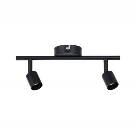Spotlights Carolina 2 flamme max. 2x10W GU10 noir mat sans lampes 667.56