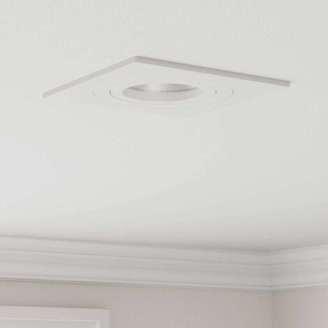 Spotlights con focos 12 pcs  9 x 9 x cm Aluminio