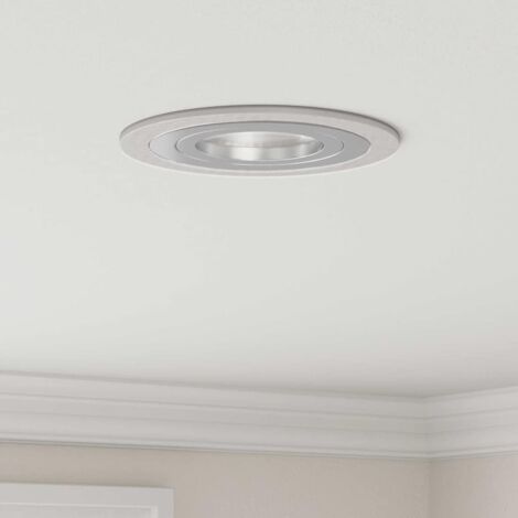 Spotlights con focos Plateado 9 x 9 x cm Aluminio vidaXL