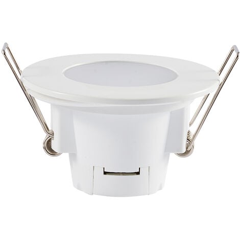 Spot de surface pour salle de bain ou extérieur Lutar cylindrique blanc  1XGU10 IP65