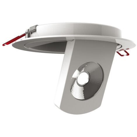 XANLITE Spots Encastrable LED Intégré - Orientable - cons. 8,5W (eq. 100W) - 700 lumens - Blanc chaud