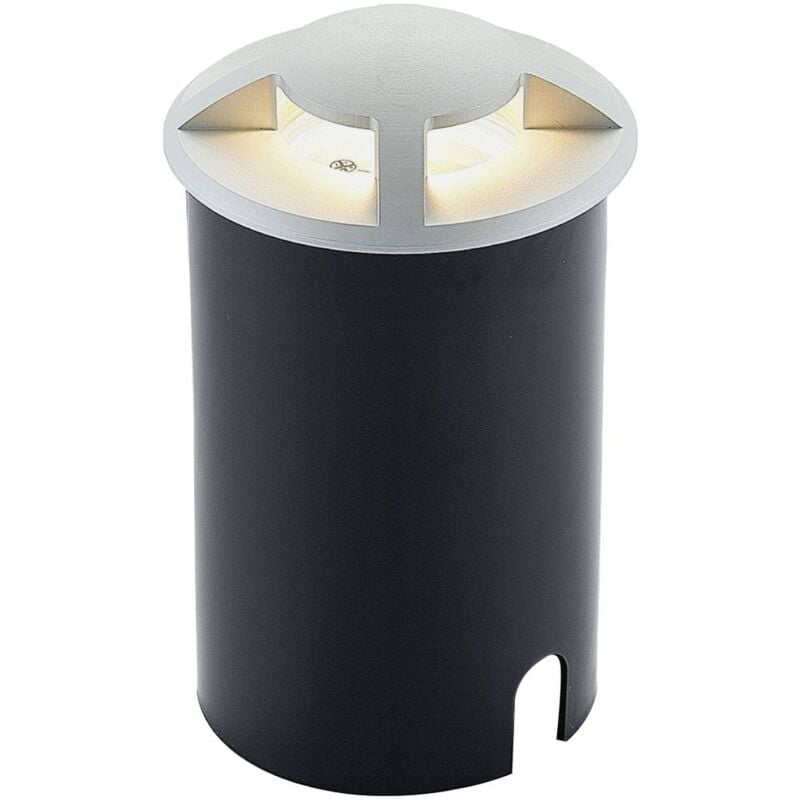 Lucande - Spots encastrables dans le sol à intensité variable 'Milara' en aluminium