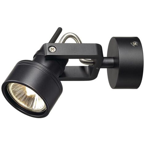 Spots INDA applique et plafonnier intérieur noir GU10/QPAR51 50W max - SLV 147550