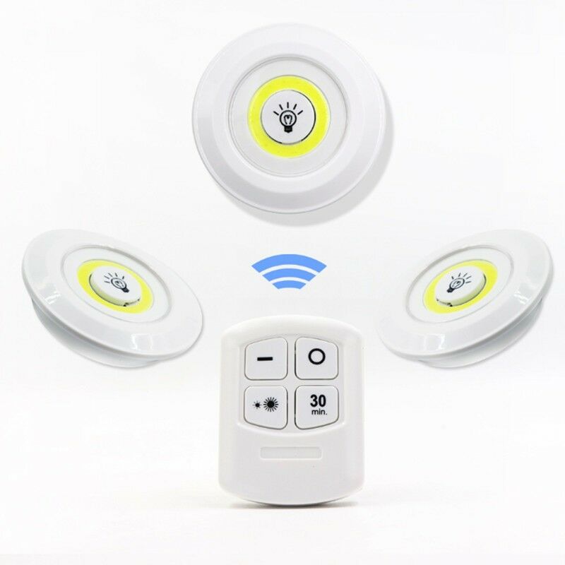 COB Remote Sensor Bedside Lamp Night Light For Bedroom Kitchen 5W
