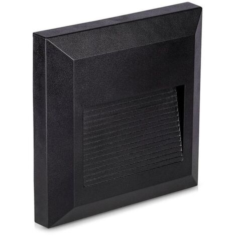 Spots muraux LED extérieurs pour escaliers lampe de terrasse luminaire de balcon noir V-TAC 1322