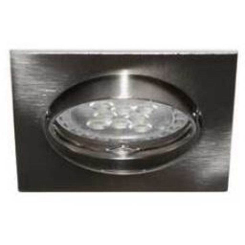 Spot orientable carré noir nickel satiné max 50W (LSA101221) Spot orientable carré noir nickel satiné max 50W (LSA101221)
