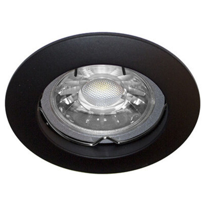 Coll Fixe Gu10 Conn Auto Noire Coll Fixe Gu10 Conn Auto Noire