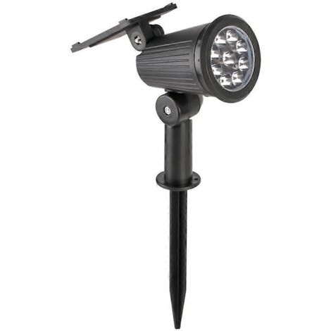 spots solaires LED pour éclairage paysager extérieur, lumière blanche --