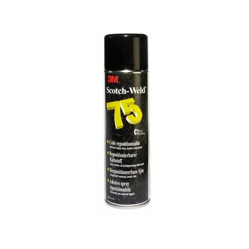 3m France Industrie - Colle aerosol multi-usage 77500 ml translucide