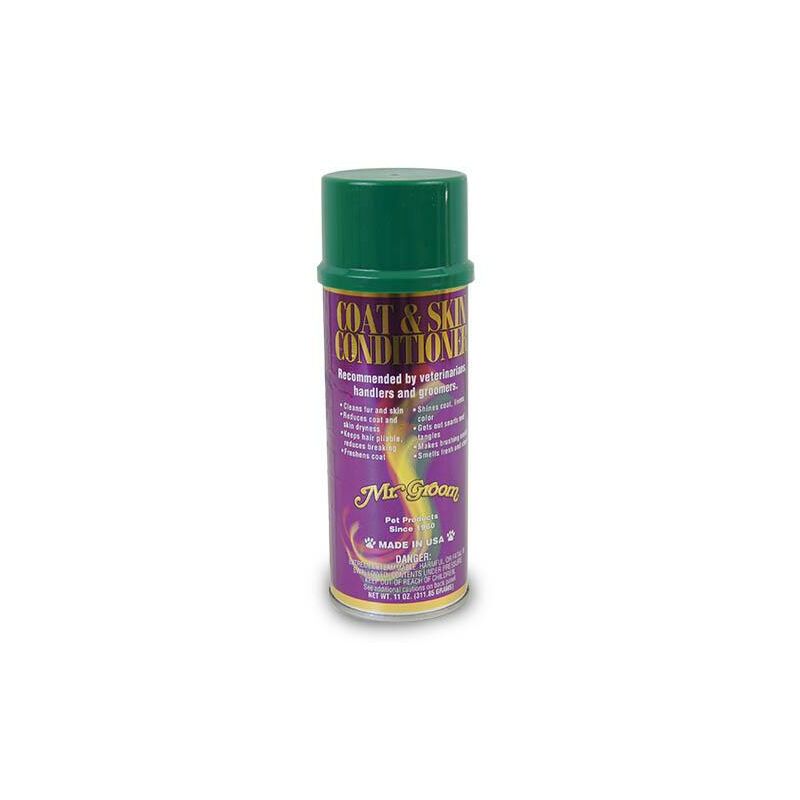 

Spray Acondicionador Coat & Skin para perros y gatos, abrillanta en razas de pelo corto, envase 311 ml