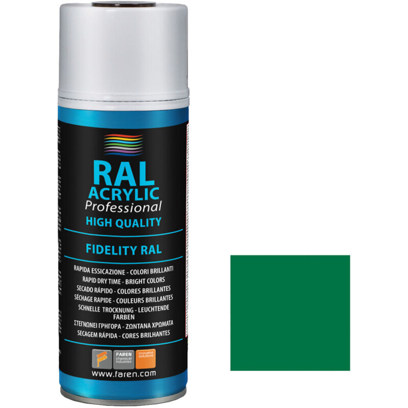 

Spray de pintura verde abeto RAL 6009 400ml. ( 5VP400) - Faren