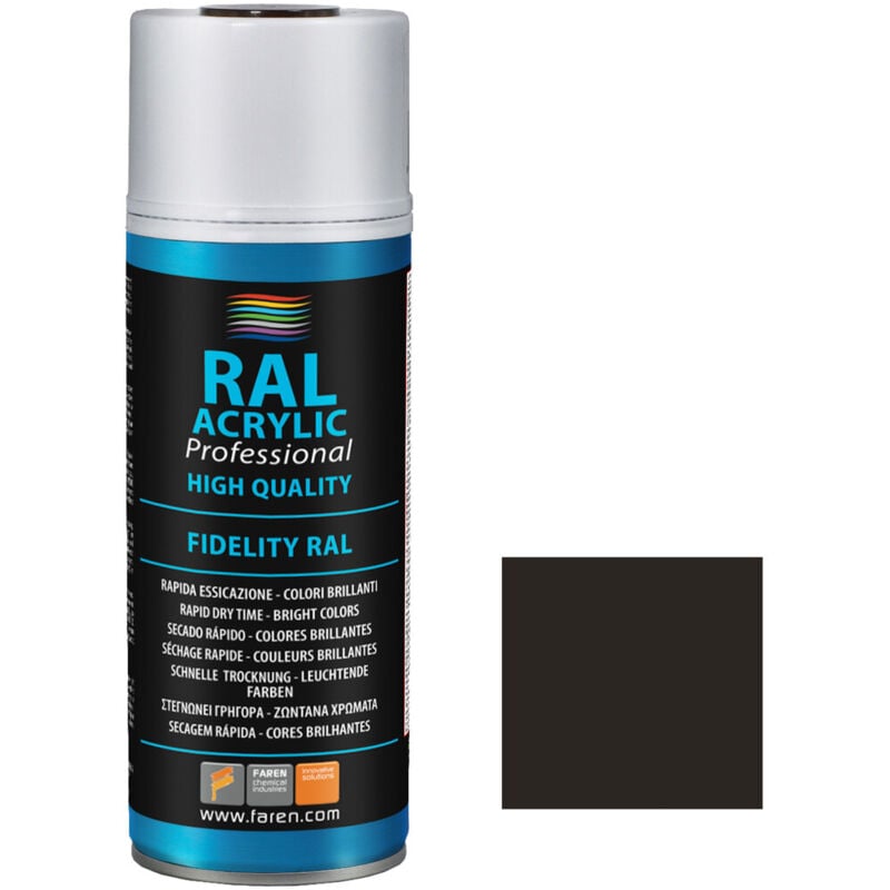 

Spray de pintura gris sombra RAL 7022 400 ml. ( 5VW400) - Faren