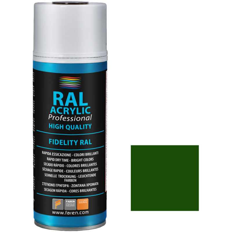 

Spray de pintura verde hierba RAL 6010 400 ml. ( 5VQ400) - Faren