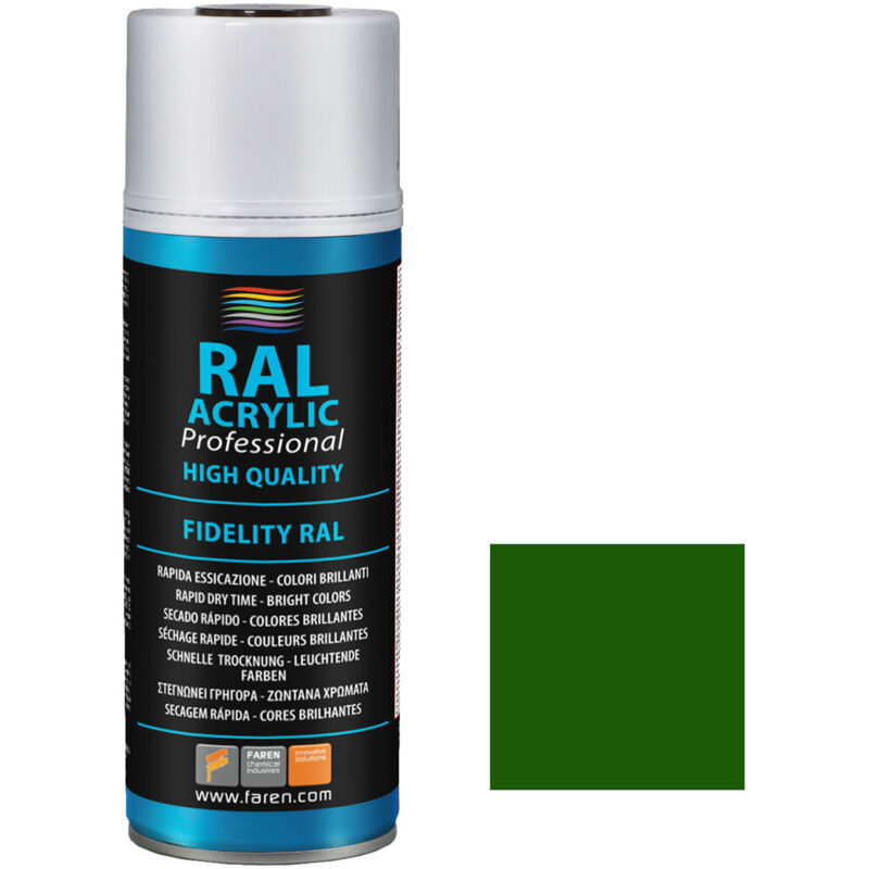 

Spray de pintura verde mayo RAL 6017 400 ml. ( 6VI400) - Faren