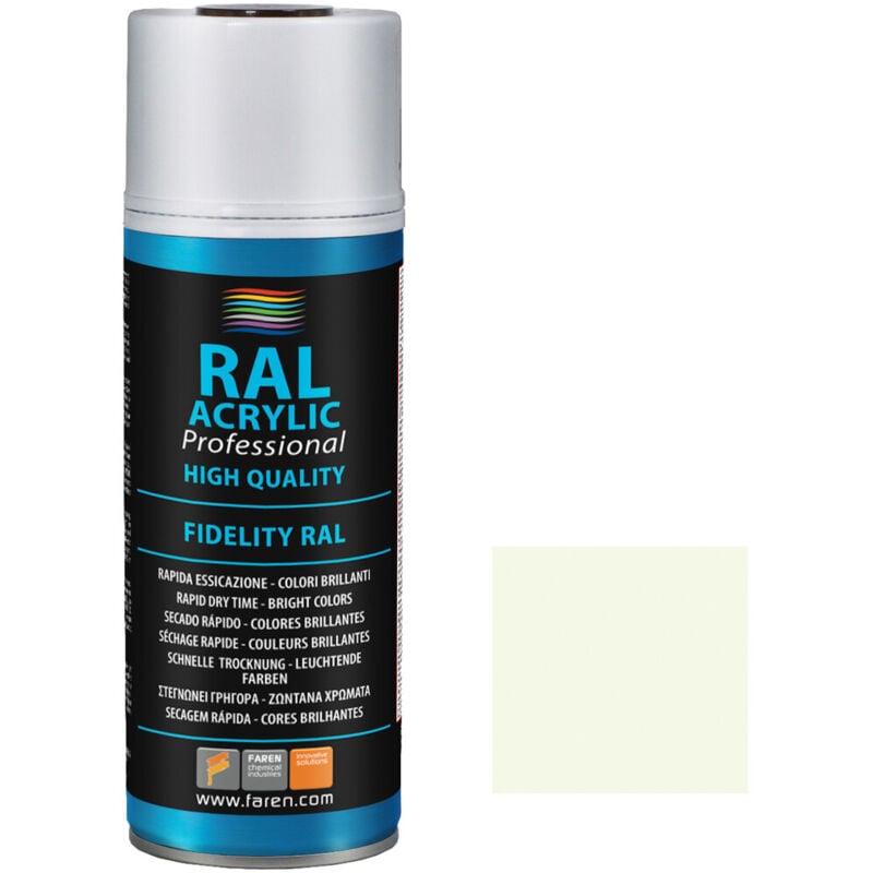 

Spray de pintura blanco perla RAL 1013 400 ml. ( 4VB400) - Faren