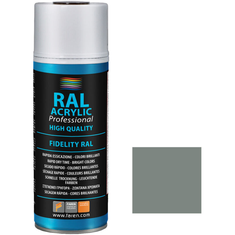 

Spray de pintura gris tráfico RAL 7042 400 ml. ( 5VY400) - Faren