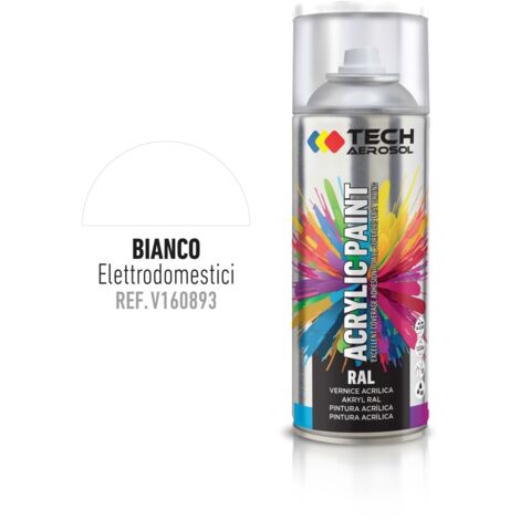 SPRAY ACRILICO BIANCO 400ML RAL 9200.