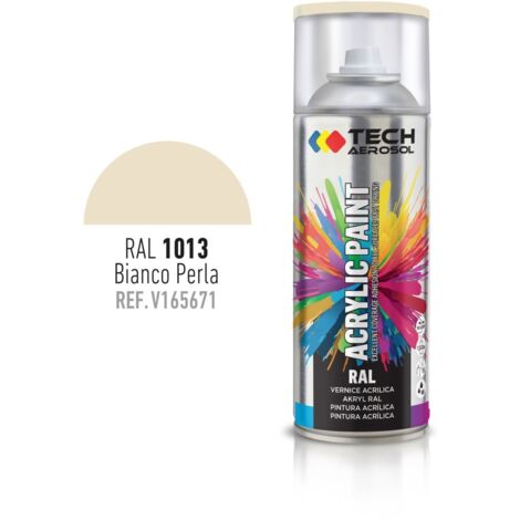 SPRAY ACRILICO BIANCO PERLA 400ML RAL 1013.