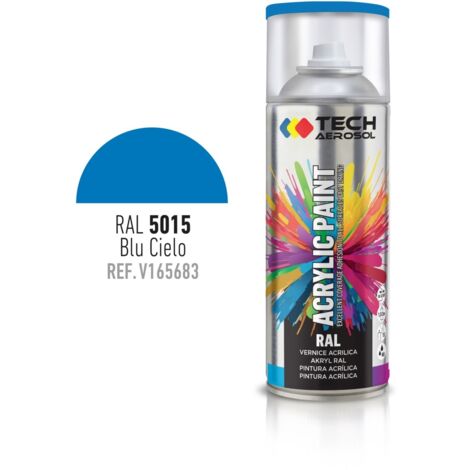 SPRAY ACRILICO BLU CIELO 400ML RAL 5015.