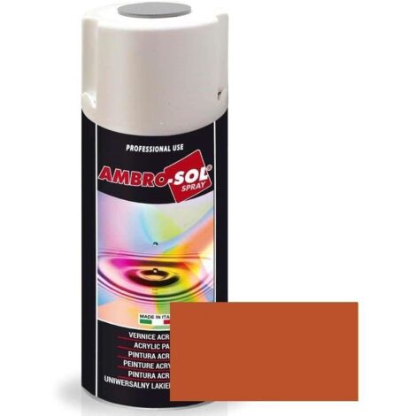 spray acrílico. brillo. ral 2001. rojo anaranjado. 400 ml - ambrosol