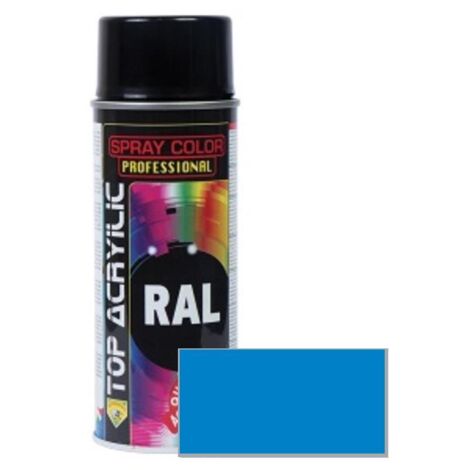 spray acrílico mate. ral 5015 azul celeste. aerosol. 400 ml - top acrylic