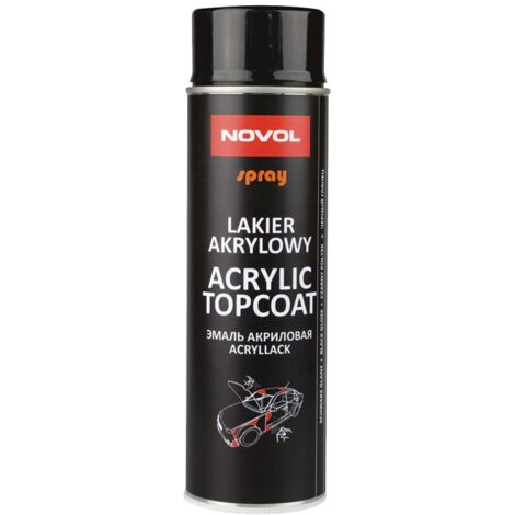 SPRAY ACRYL-DECKLACK SCHWARZ GLÄNZEND 500 ML - NL-34302
