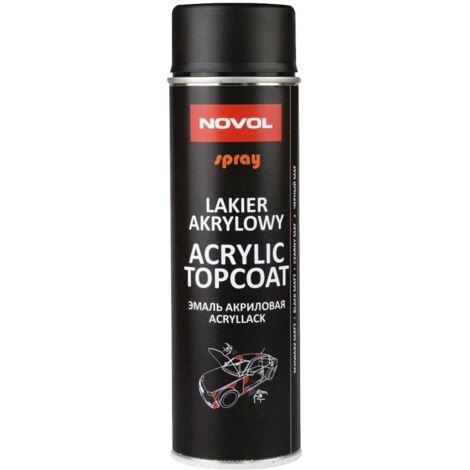 SPRAY ACRYLIQUE FINITION NOIR MAT 500 ML - NL-34352