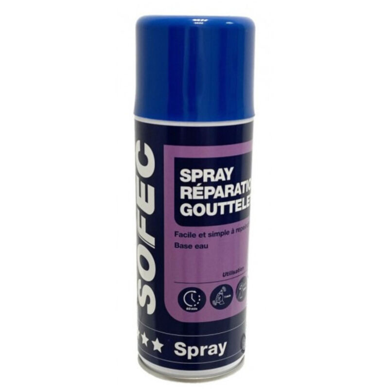 Sofec - Spray Réparation mur blanc Goutelette 400ml