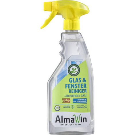 Spray AlmaWin per la pulizia di vetri e specchi