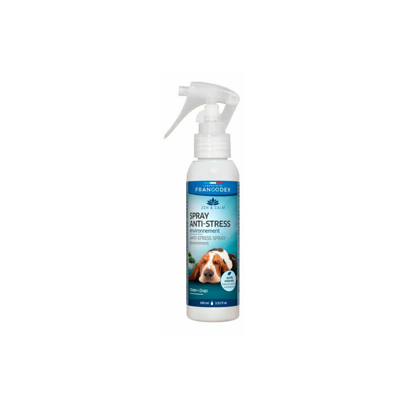 

Spray ambiental antiestrés para cachorros y perros.