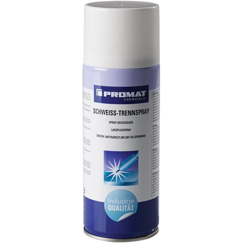 Spray anti-projections/anti-adhérents 400 ml bombe aérosol PROMAT CHEMICALS (Par 12)