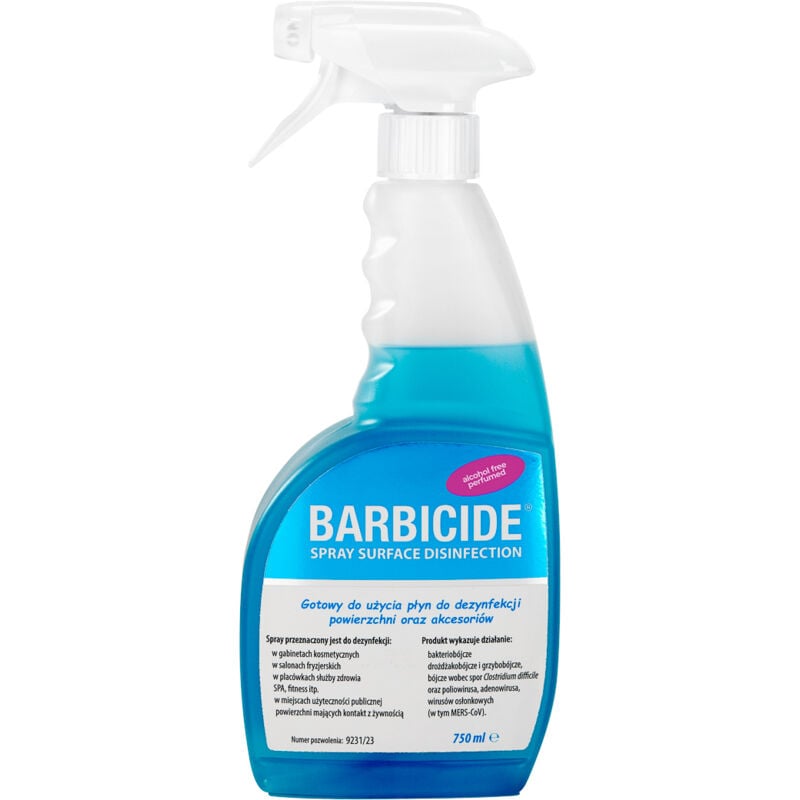 Spray barbicide pour désinfecter toutes surfaces, 750 ml, parfumé