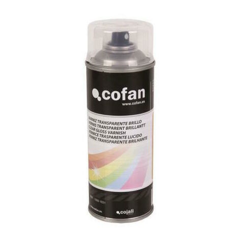 Spray barniz transparente brillo 400 ml