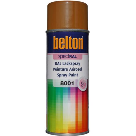SPRAY BELTON SPECT RAL BRILLANTE 400 ML  RAL 8001 Pardo ocre