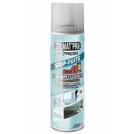 Spray bitume colmat'pro express incolore 300ml – Réparation étanchéité sur zinc, acier, caoutchouc – Protection durable contre humidité et rouille – Passat