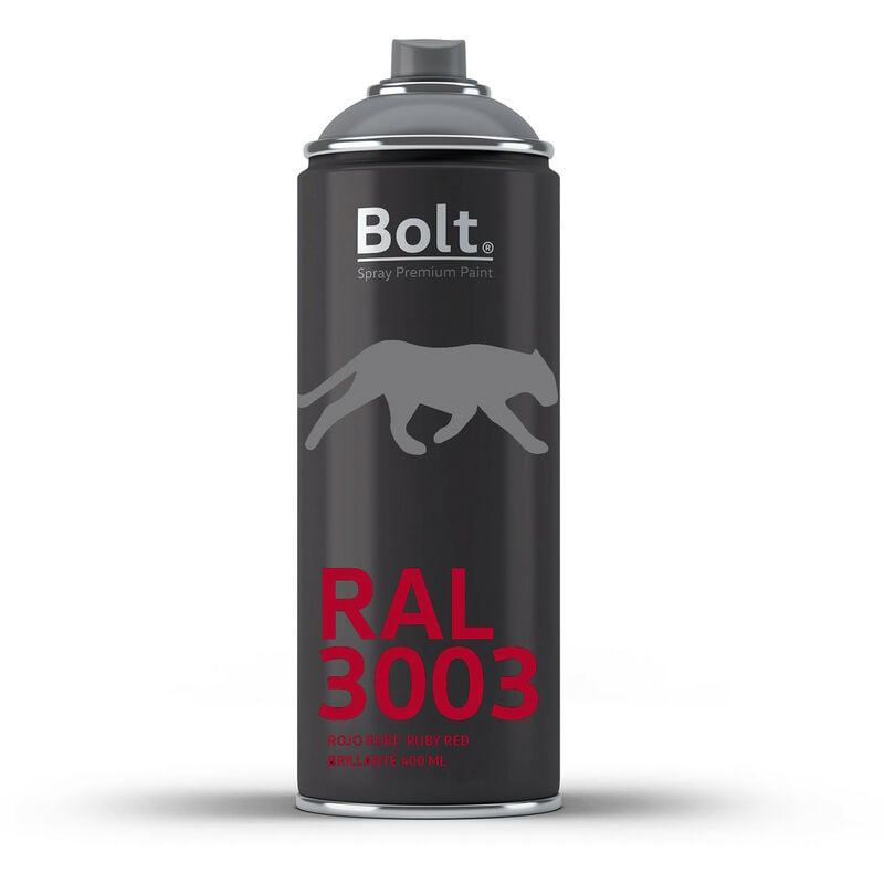 

SPRAY BOLT PREMIUM ACRILICO BRILLANTE RAL 400 ML | RAL: RAL 3003 Rojo rubí - RAL 3003 Rojo rubí