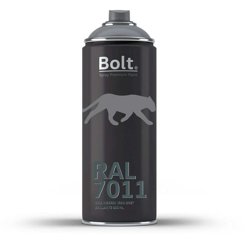

SPRAY BOLT PREMIUM ACRILICO BRILLANTE RAL 400 ML | RAL: RAL 7011 Gris hierro - RAL 7011 Gris hierro