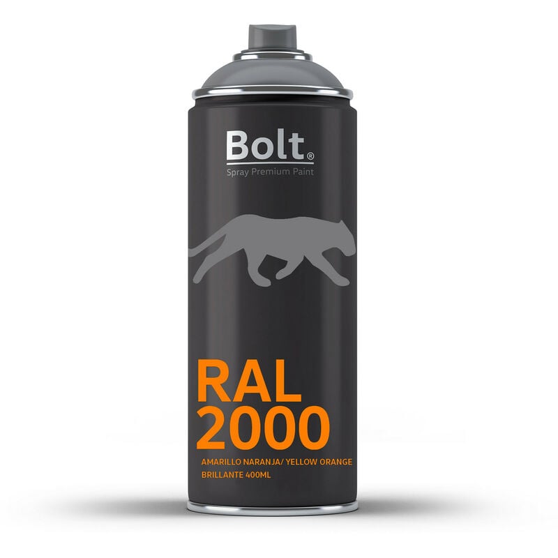 

SPRAY BOLT PREMIUM ACRILICO BRILLANTE RAL 400 ML | RAL: RAL 2000 Amarillo naranja - RAL 2000 Amarillo naranja